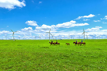 2023-摄图网_501647585_banner_内蒙古辉腾锡勒草原牧场骑马（企业商用）